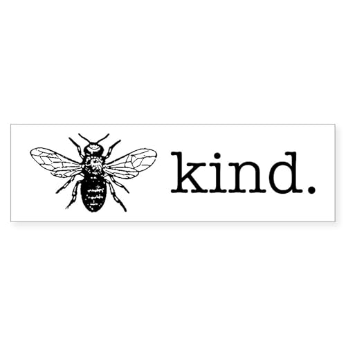 CafePress Be Kind 10'x3' Rectangle Vinyl Bumper Sticker Car Decal