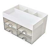 PP Armoire de rangement à tiroirs, support de maquillage de bureau, organisateur de maquillage, support de rangement de table, organisateur de vanité, étui de rangement en plastique, organisateur d\'artic