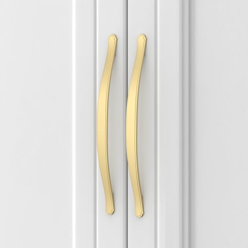 Image of Asidrama 10 Pack 7.5 Inch(192mm) Brushed Gold Cabinet Pulls: Classic Kitchen Cabinet Hardware for Cupboard Drawer Pulls 2792