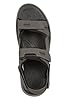 Mountain Warehouse Z4 Mens Sandals - Neoprene Lining Shoes, Hook & Loop Strap, Phylon Midsole Beach Shoes, Suede Upper - For Spring Summer Travelling, Walking Jet Black Adult Shoe Size 9 #4