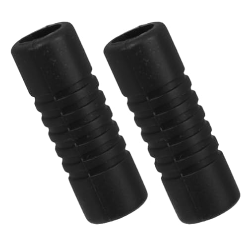 ibasenice Manchons en Caoutchouc Adaptés pour Usage Domestique et Bureau Isolation Thermique et Résistance la Chaleur 2pcs Couleur Noir pour Lance à Vapeur de Machine à Café