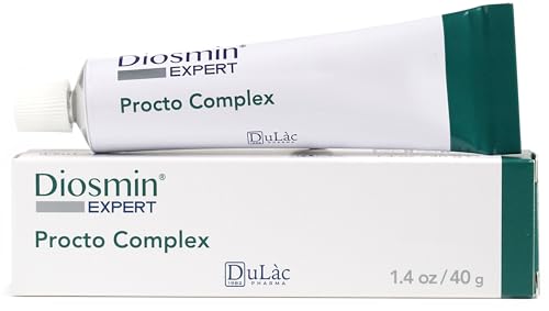 DuLàc, Diosmin Expert Omniven Procto, Crema para la Microcirculación Cerca del Plexo Hemorroidal, con Diosmina, Castaño de India, Centella Asiática y Manteca de Karité, 40 g, Made in Italy
