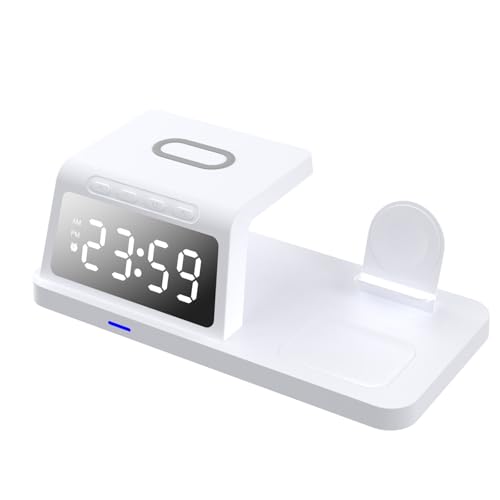 Réveils numériques pour chambre avec chargeurs d'appareils multiples 15W