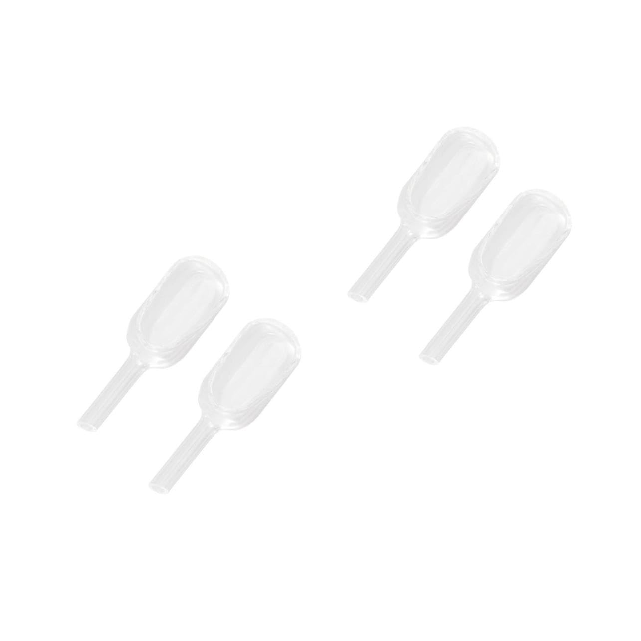 Alipis 2sets Measuring Spoon Scale Glass Weighing Tool for Cooking Baking and Lab Use 2pcs*2