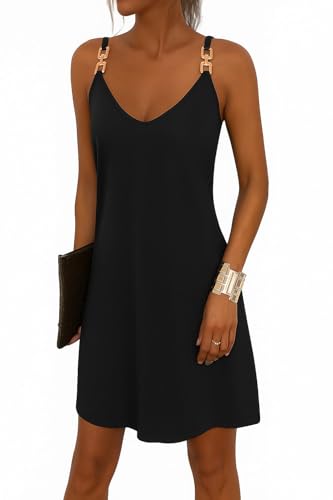 Robe Yllyas noire 40 : coupe ajustée confort et élégance fluide au quotidien