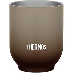 サーモス 真空断熱カップ 240ml ブラウン 湯吞み JDT-240 BW