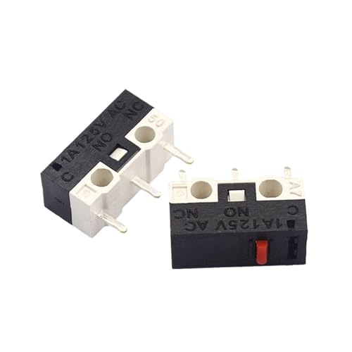 Micro interrupteur souris 3 broches à levier arqué pour soudure PCB 1A