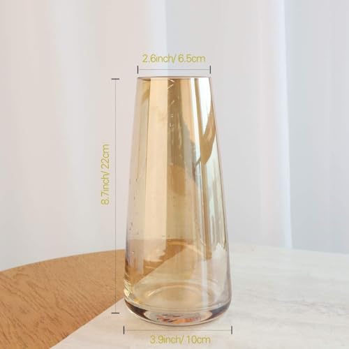 Vase design en verre pour composition florale et terrarium - 8