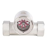 1' NPT Stainless Steel 304 Sight Water Flow Indicator Plastic Impeller 362Psi (1' NPT)