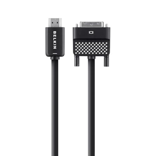 Belkin HDMI to DVI Cable, Supports HDMI 2.0 (12 Feet)