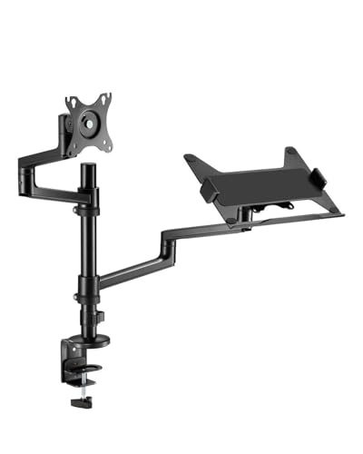 Soporte para portátil y monitor ICY BOX contra el dolor de cuello en oficina
