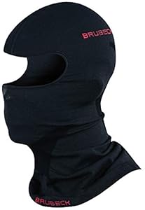 Brubeck X-FACE Sturmhaube Schwarz Merino