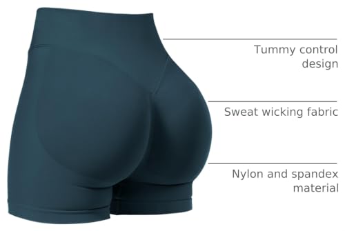 Image of VOYJOY Women Workout Impact Shorts 2.5 inch / 3.6 inch / 4.5 inch / 6 inch Scrunch Butt Booty | Tummy Control, High Waisted, Bike Short, Gentle Compression, for Women