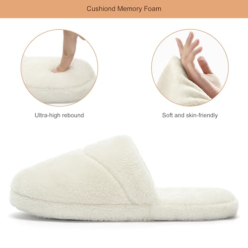 ULTRAIDEAS Womens Fluffy Scuff House Slippers Indoor2