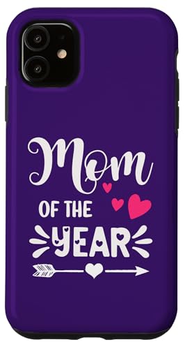 Moms Favorite Mom of the Year Award Mum Daughter Mothers Day �X�}�z�P�[�X iPhone 11 �p