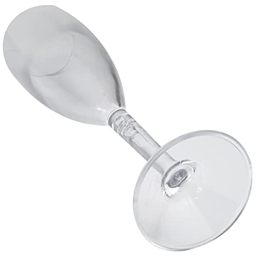 KIT JOGO DE 10 TAÇAS DE ACRÍLICO CRISTAL PARA CHAMPANHE ESPUMANTE FESTAS 160ML