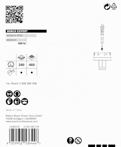 Scie Trépan Bosch 2608900498 – Métal, Acier, Mandrin Quick Change - vue 6