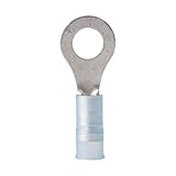 Ancor 230214 Marine Grade Electrical Nylon Insulated Double Crip Funnel Entry Ring Terminals with Insulation Grip (16 to 14-Gauge, Size 1/4 Screw, 5-Pack)