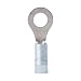 Ancor 230214 Marine Grade Electrical Nylon Insulated Double Crip Funnel Entry Ring Terminals with Insulation Grip (16 to 14-Gauge, Size 1/4 Screw, 5-Pack)