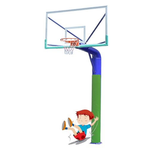 Coussinets de protection pour poteaux de sport structure renforcée 200 cm vert