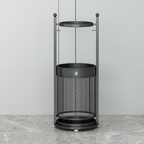 Grand porte-parapluie métallique de qualité supérieure, support stable pour hall d'hôtel - 2