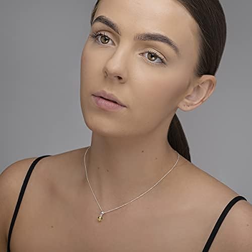 Aeon Birthstone Necklace - November Yellow Topaz - Image 5