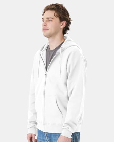 Hanes Ultimate Cotton Full-Zip Hoodie Sweatshirt F280 – Unisex Heavyweight 90/10 Cotton-Poly Fleece, Tag-Free Neck Label2