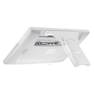 SYLVOX 15.6" Smart Under Cabinet TV, 1080P FHD Small Television Foldable & Rotatable, Built-in Google Assistant, Dual Speakers, Flip Down TV for Kitchen Campervan & Small Spaces