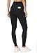 THE GYM PEOPLE Women's Casual Yoga Leggings High Waisted Tummy Control Workout Pants with 4 Pockets(Black, Large)
