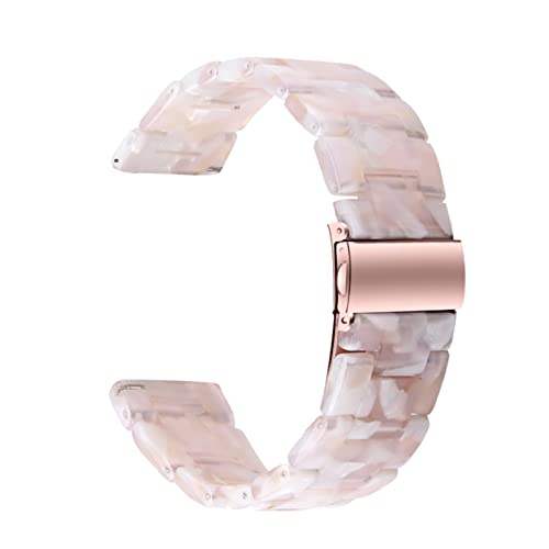 Bracelet de surveillance haut de gamme en résine de 20mm pour Garmin Venu 2 Plus et 645