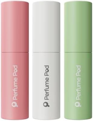 Perfume Pod TANGO Travel Perfume Atomizer Bundle, 3 Pack, Pink, White and Aqua image 2