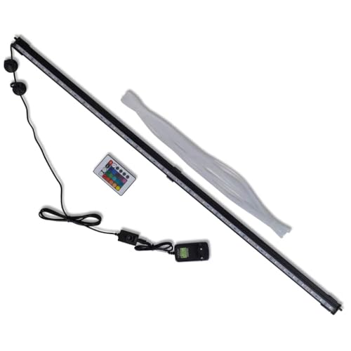 vidaXL Lampe Submersible à Bulles Del RVB Aquarium Poisson Éclairage Lumière