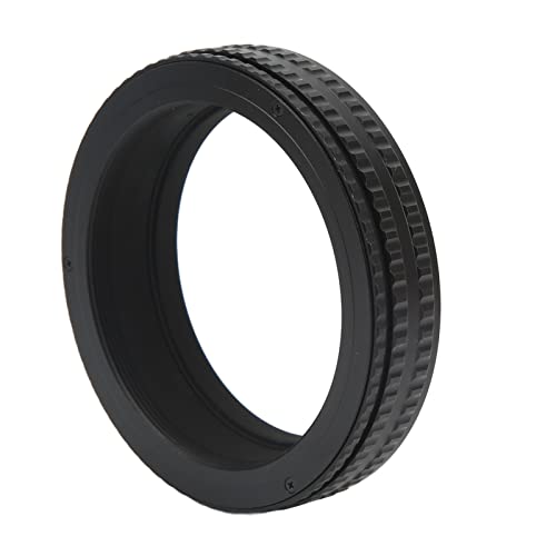 Adaptador helicoidal de enfoque M65 a M65 en aluminio anodizado negro resistente