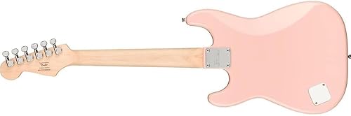 Miniatura 7 de Squier Squier Sonic Bundle con correa de guitarra con logotipo de Fender negro, paquete de 12 púas de celuloide Fender y cable de instrumento