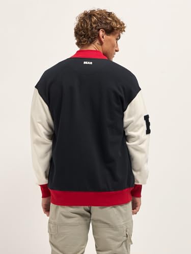 Image of THE BEAR HOUSE Men's Pure Cotton Relaxed Fit Jacket