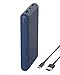 Belkin Carregador portátil de 20 000 mAH, bateria externa de 20 K com porta USB-C de saída/entrada, Galaxy e outros - azul