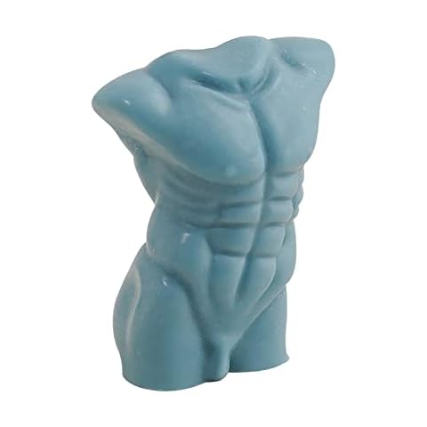 Bougie parfumée homme musclé en cire de soja Cover
