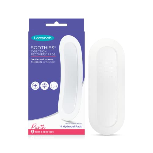 Image of Lansinoh C-Section Recovery Pads, Postpartum Essentials, 4 Sterilized Pads