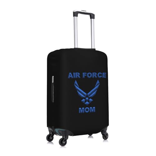 Air Force Mom Travel Luggage Cover Suitcase Protector Fits 29-32 Inch Case(Black,XL)3