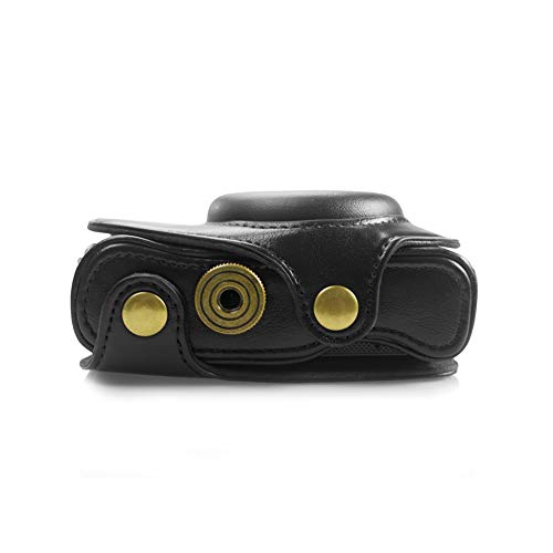 Kinokoo Canon Pu Leather Camera Case With Shoulder Strap For Canon Powershot Sx720 Hs Sx730 And Sx740 Hs (Black) #TOP3