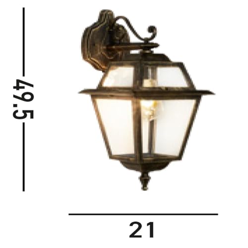 Searchlight Applique Da Esterni New Orleans, Lanterna In Basso - 5