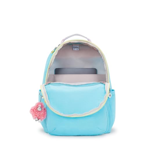 Image of Kipling Women's Seoul 15 inch Laptop Backpack, Durable, Roomy with Padded Shoulder Straps, Built-In Protective Sleeve