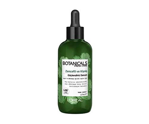 L'Oreal Botanicals - Poción vegana de jengibre y cilantro para cabello frágil, 125 ml (el embalaje puede variar)