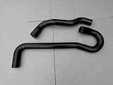 For Jeep Commander XK Grand Cherokee III WK 5.7L Radiator Hose Coolant Silicone Tube 55116868AF 55116865AC (Black)