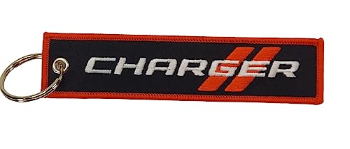 Detroit Shirt Co. Dodge Charger Twill Keychain 5