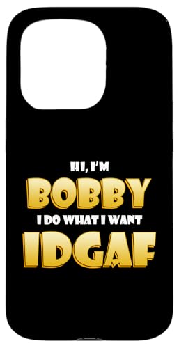 Bobby Costume IDGAF Funny Meme Halloween Bob Costume Bobbys �X�}�z�P�[�X iPhone 15 Pro �p