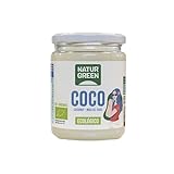 NATURGREEN Aceite de Coco Bio, Virgen Extra, Ideal para Cocinar, Hidrata Piel y Cabello, Ingredientes Naturales, Apto para Veganos, 430 ml/ 400 Gramos (1 Unidad)