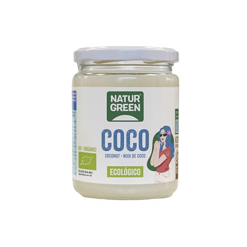 NATURGREEN Aceite de Coco Bio, Virgen Extra, Ideal...