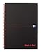 Produktbild Oxford 400047651 Spiralbuch Black n' Red A5 liniert mattes Hardcover 70 Blatt schwarz/rot Notizblock Schreibblock Collegeblock