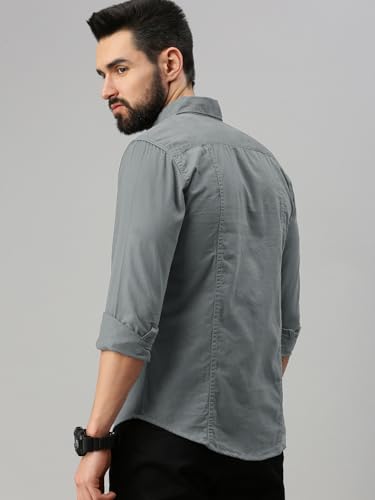 Image of Peppyzone Men's Regular Fit Cargo Shirt